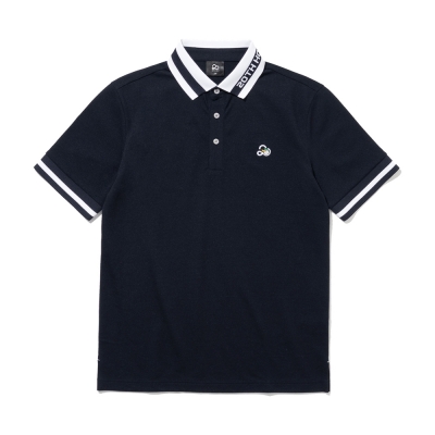 YOKO 카라넥 포인트 PK 남성 반팔 티셔츠 [NAVY]